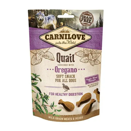 Un choix pratique pour l’extérieur：Friandise pour chien snack demi-sec Carnilove - 200 g
