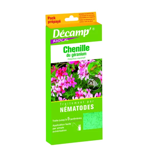 Pour vivre le jardin autrement:Nématodes géranium 10 millions carnet