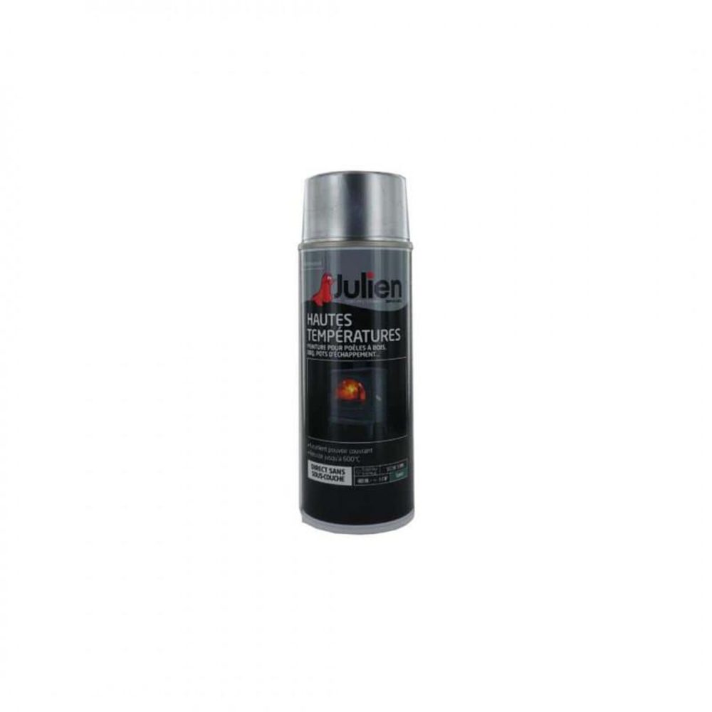 Julien Peinture aérosol JULIEN hautes températures alu satin 400ml