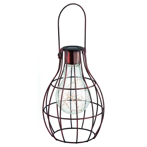Facile à intégrer au jardin:Lanterne solaire H 26cm x l 18cm