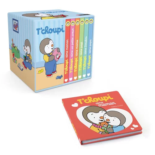 Sélection pratique:Ma petite bibliothèque T'choupi éditions Éveil petite enfance