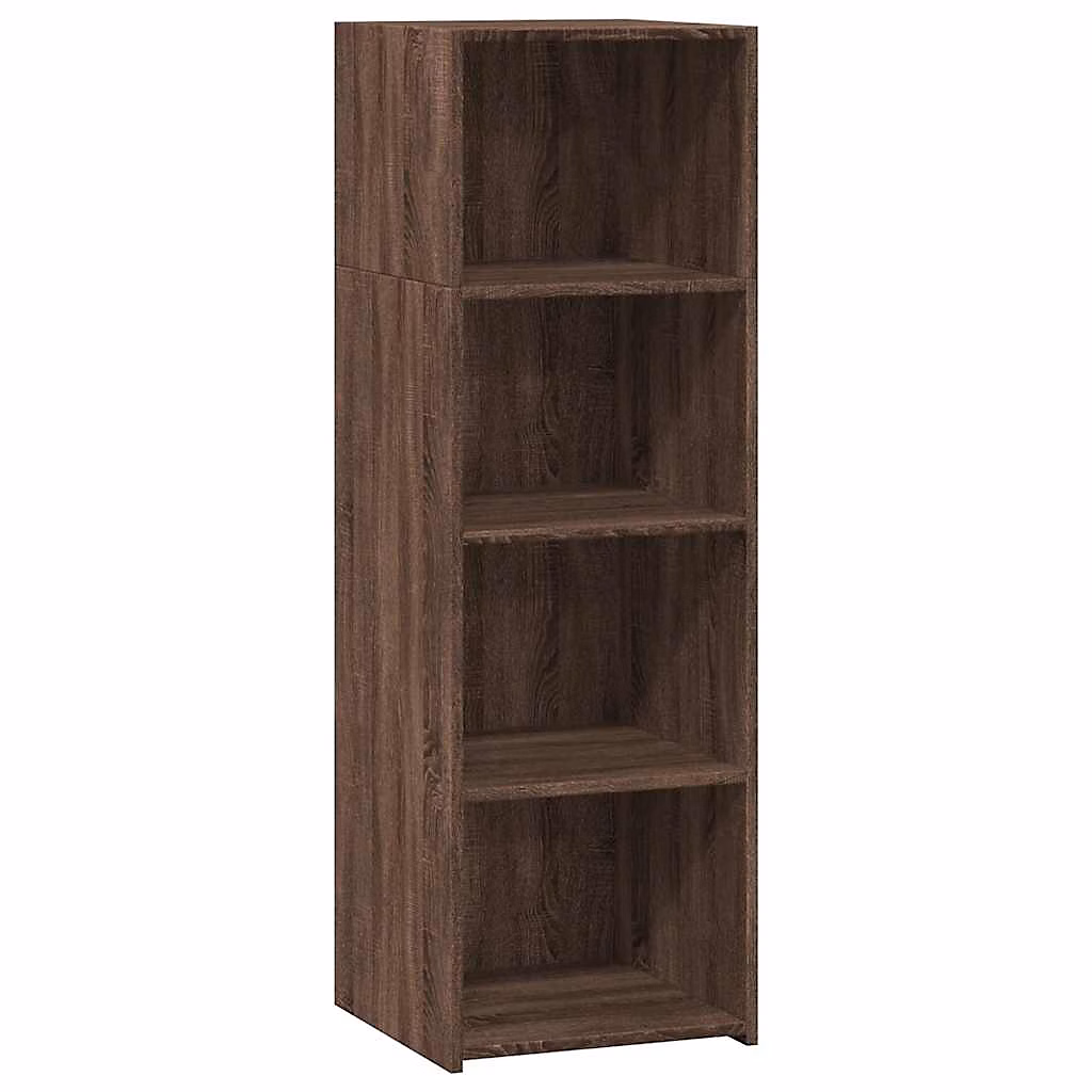 Buffet haut chêne marron 40 × 41 × 124 cm bois d'ingénierie vidaXL