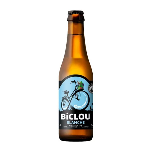 Équipement extérieur：Bière Biclou blanche bio - 33 cl