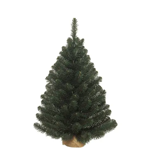 Nature maison：Sapin de Noël artificiel vert dans pot en jute Alpine - Ø 66 x H 90 cm