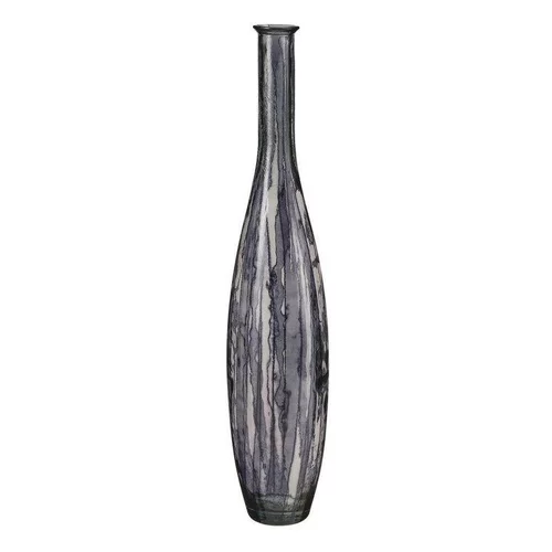 Pour donner du style au jardin:Vase haut Palermo en verre recyclé noir Edelman Hollande - Ø 20 x 100 cm
