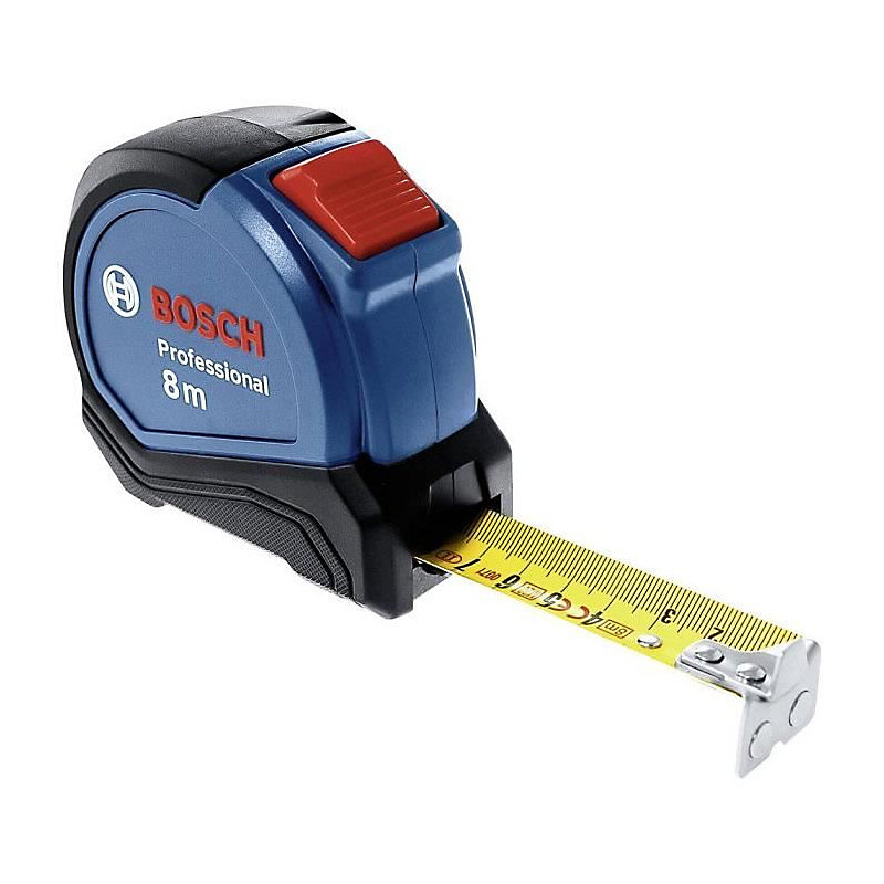 Bosch – Metre ruban | 8 metres | coque robuste | verrouillage facile