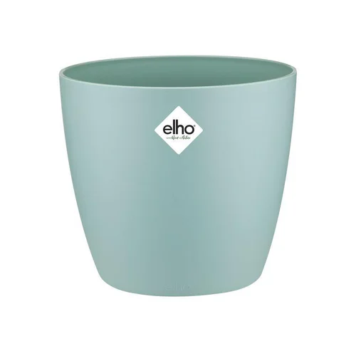 Déco jardin：Cache-pot en plastique coloris vert menthe Elho Brussels M16 - Ø 16 cm