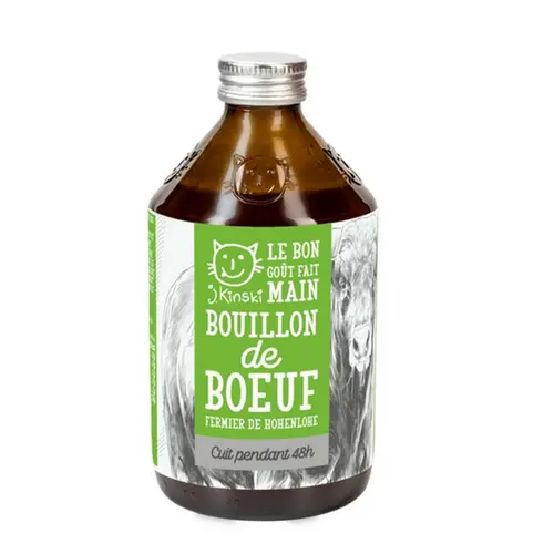 Adapté à l’extérieur:Bouillon de bœuf bio J. Kinski - 525 ml