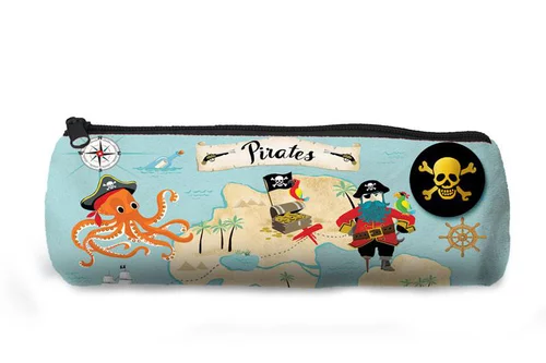 Essentiel au jardin:Trousse pirates multicolore Editions Cartes D’art - 23 cm