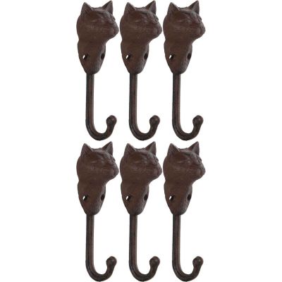 Crochet en fonte Chat (Lot de 6)