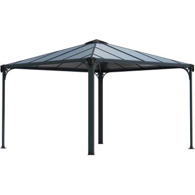 Tonnelle de jardin en aluminium et polycarbonate Palermo (3 x 3 m)
