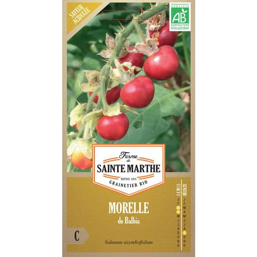 Pour un extérieur bien organisé:Graines de Morelle de Balbis bio Ferme de Sainte Marthe - graines à semer