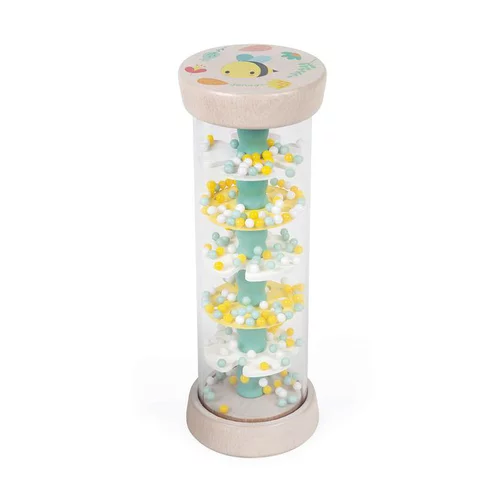 Une touche jardin：Jouet sonore Janod Bâton de pluie pure - 17 cm