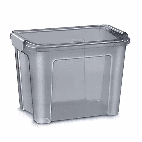 Caisse translucide à couvercle clipsable 13 ou 18 litres – 18 Litres