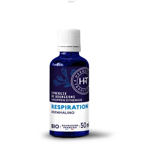 Pour tous vos projets extérieurs:Complément alimentaire synergie gemmo respiration bio Herbes et Traditions - 50 ml
