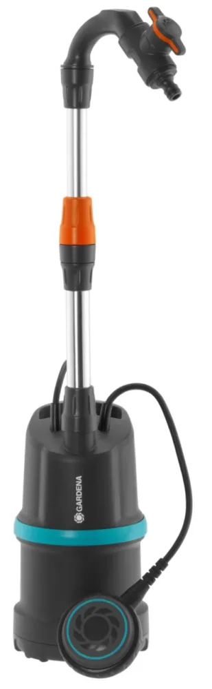 Pour plus de praticité à l’extérieur:Pompe pour collecteur d’eau de pluie Gardena 4000/1