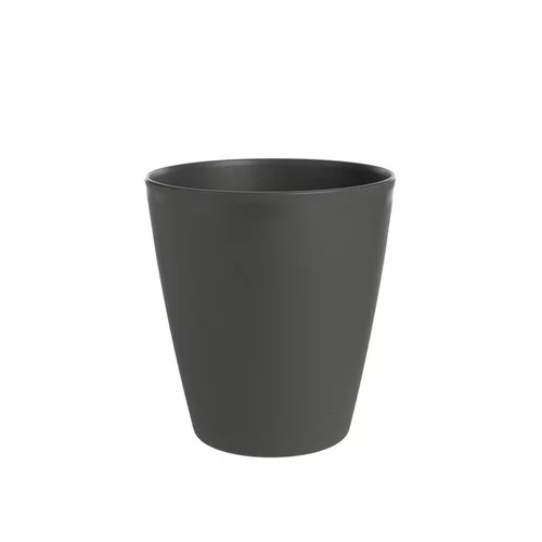 Jardin à équiper：Le pot citoyen botanic® coloris gris anthracite format 7 L - Ø 23,7 x H 25,8 cm