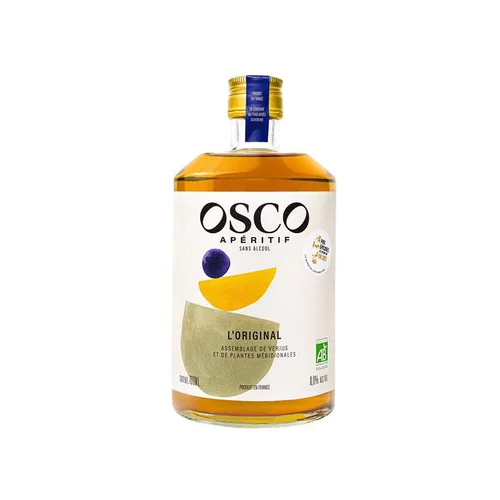 Adapté au jardin：Apéritif sans alcool bio Osco - 70 cl