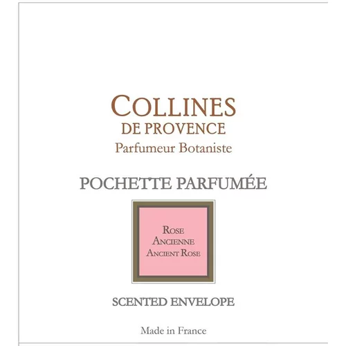 Accessoire au jardin:Pochette parfumée les Naturelles senteur rose ancienne 6 g