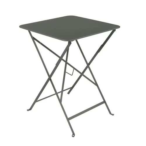 Jardin à aménager:Table pliante Bistro coloris romarin en acier Fermob - 57 x 57 x 74 cm