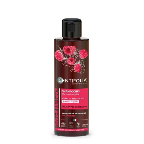 Essentiel au jardin：Shampoing brillance tous types de cheveux Centifolia - 200 ml