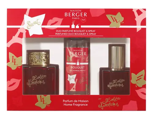 Pour un extérieur bien organisé:Duo bouquet parfumé et spray d’intérieur Lolita Lempicka Sweet rouge - 2 x 90 ml