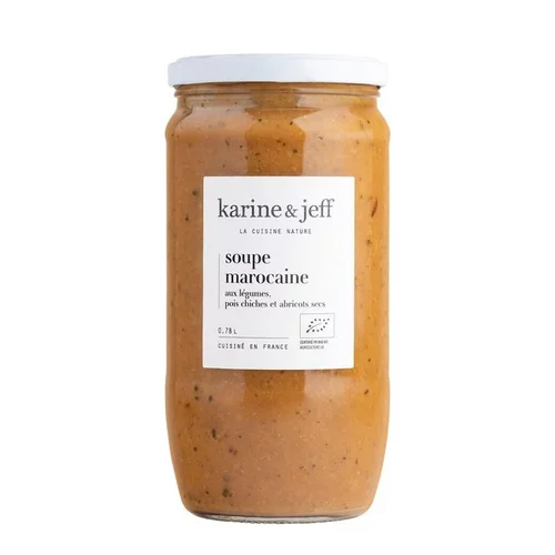 Extérieur déco:Soupe marocaine bio Karine & Jeff - 780 ml