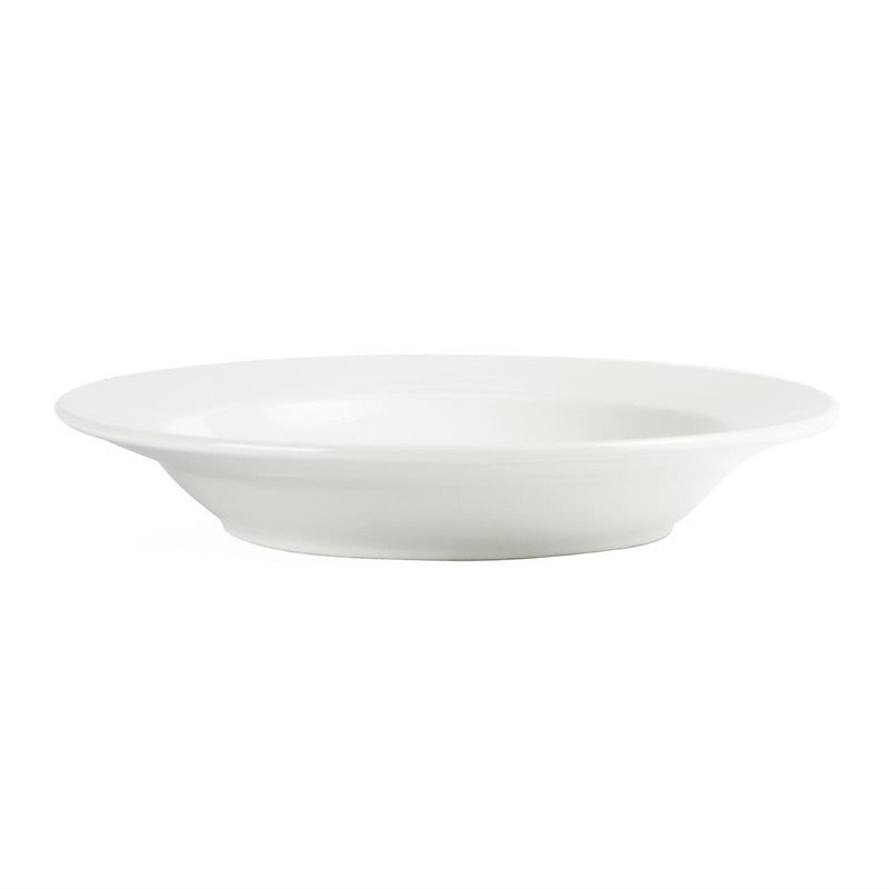 Assiettes Creuses Blanches 270 mm – Lot de 6, Olympia