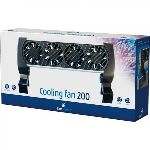 Jardin adapté:Ventilateur aquarium silencieux, fonction refroidissement, BLUEMARINE, modèle 200 - 200L