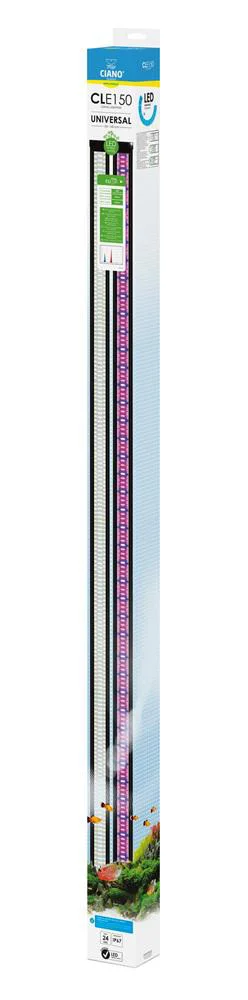Solution pratique:Rampe LED pour aquarium coloris noir Plantes Ciano - 150 cm
