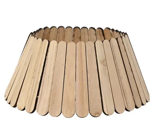 Choix pour le jardin：Cache-pied en bois pour sapin 180 cm - Ø 57 x H 28 cm