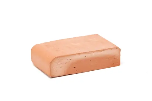 Côté jardin：Pied quart de rond en terre cuite coloris terre claire Poterie Goicoechea - Ø 12 x H 2,5 cm