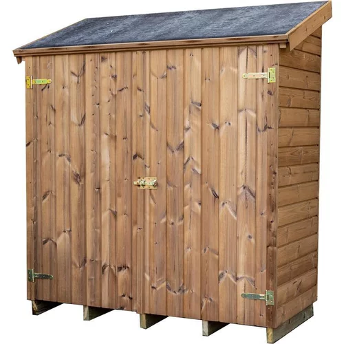 Pour personnaliser vos extérieurs：Abri range-tout bois massif THE 175 x 72 x 174 cm livré