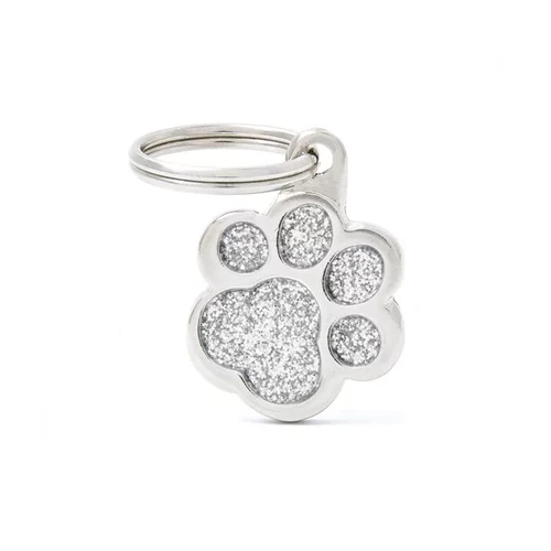 Pour vos jardins:Médaille shine petite patte argentée