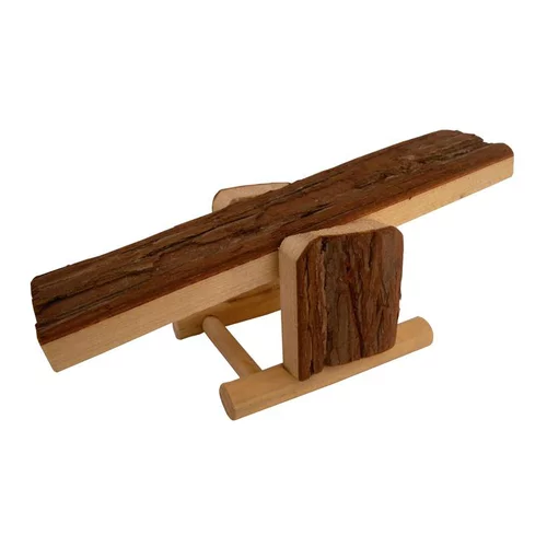 Le petit plus pour l’extérieur：Balançoire en bois pour rongeurs 22 x 8.x 7cm