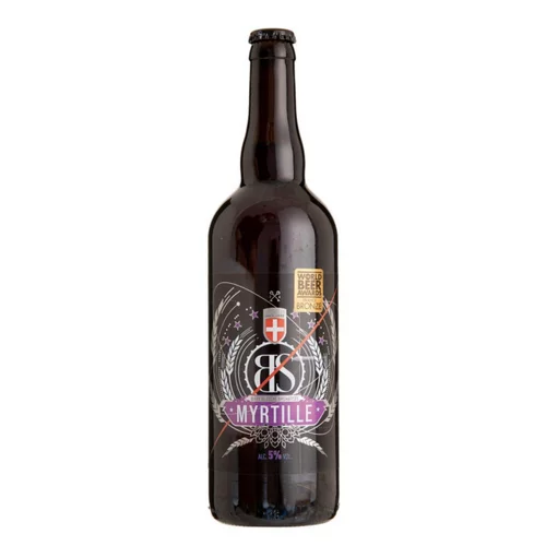 L’essentiel pour le jardin：Bière BS bio à la myrtille Brasseurs Savoyards - 75 cl