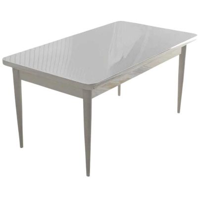 Table de repas en aggloméré Nil (Blanc)