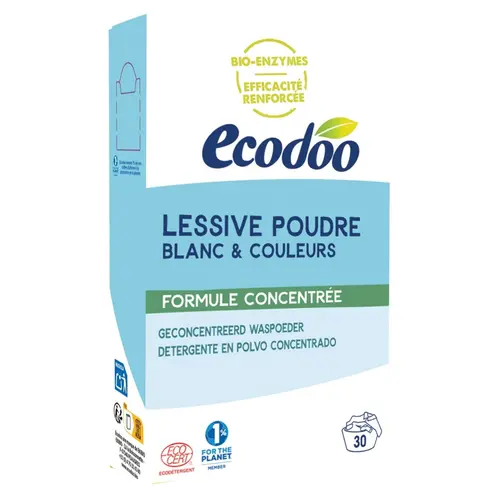 Essentiel extérieur：Lessive en poudre formule concentrée Ecodoo - 750 g