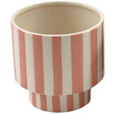 Cache-pot en dolomite Cabana 13 cm (Rose)
