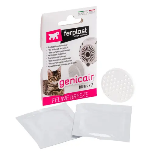 Une idée pour le jardin:Filtres de remplacement pour Genicair coloris blanc Ferplast - x 2