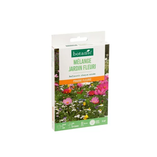 Pour simplifier le jardin:Mélange de graines pour jardin fleuri botanic® - graines à semer (5 m²)