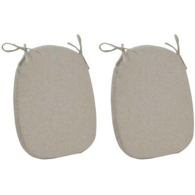Assise de chaise écru (Lot de 2)