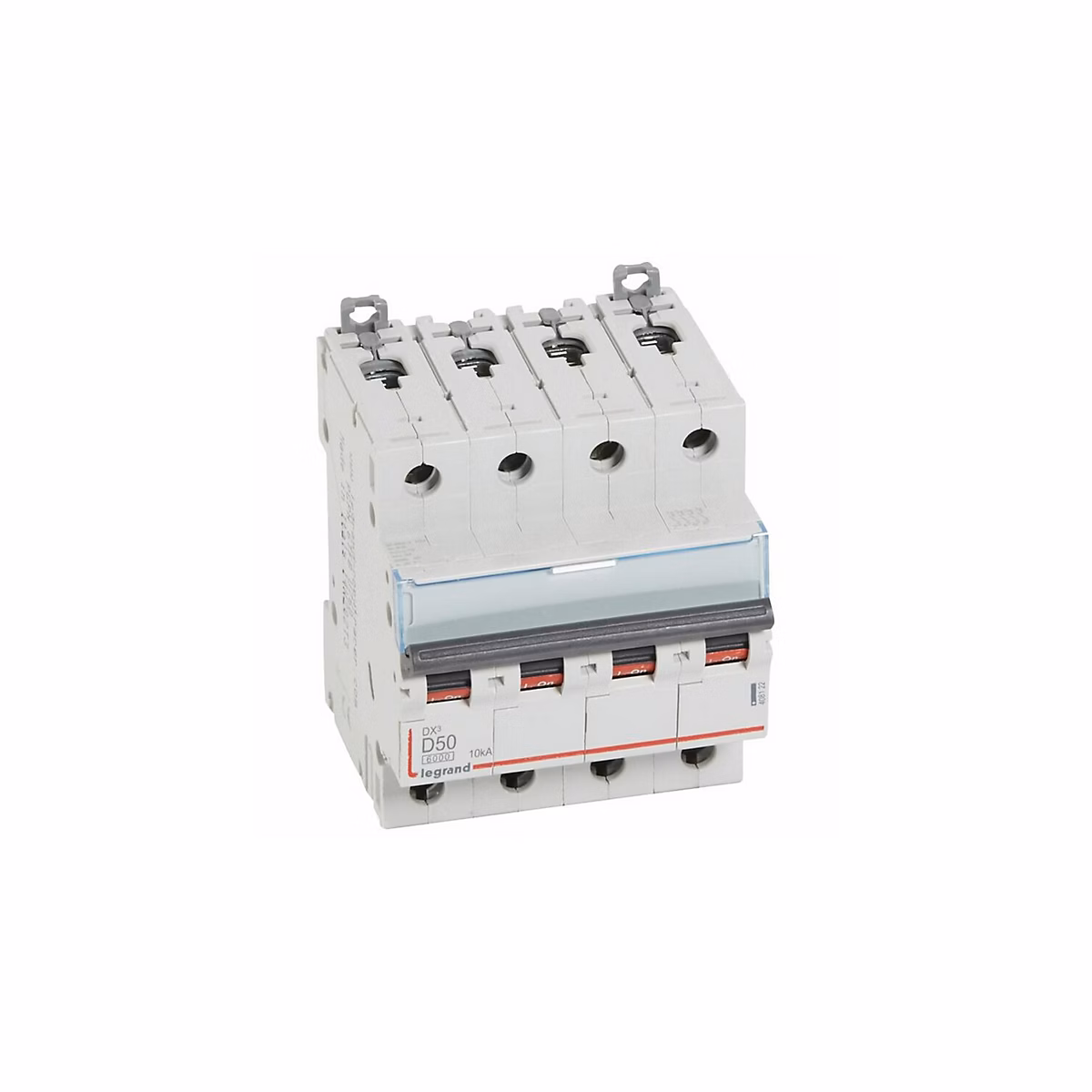 408122 Disjoncteur Tétrapolaire 50a – 4p Courbe D, 6/10ka, à Vis, Legrand Dx3