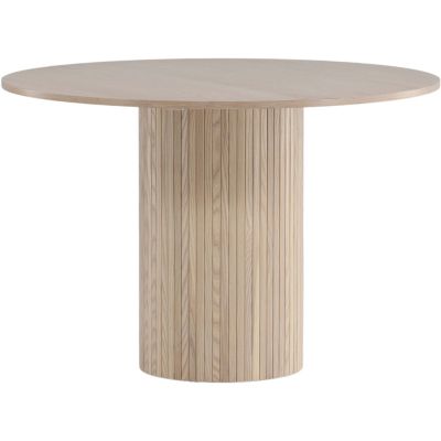 Table ronde en MDF Bianca 110 cm (Naturel)