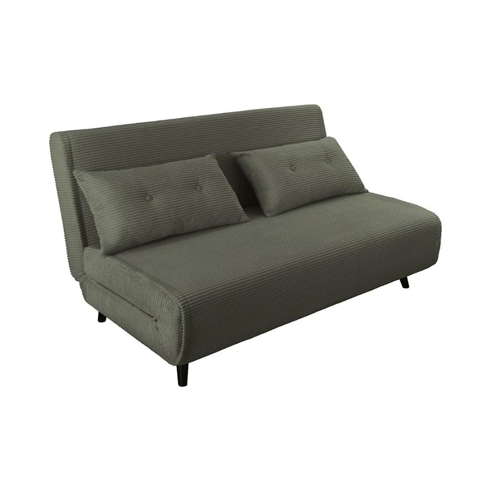 Canapé droit convertible PRESTO vert foncé Canapé – lit 2 places