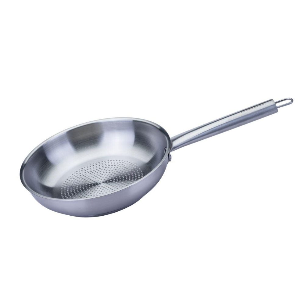 Fackelmann Poêle 28 cm en inox 18/8 fackelmann ovalgriff