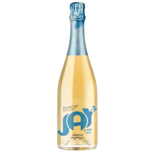 Pour plus de confort au jardin:Muscat pétillant sans alcool Jay’Up Maison Jaillance - 75 cl