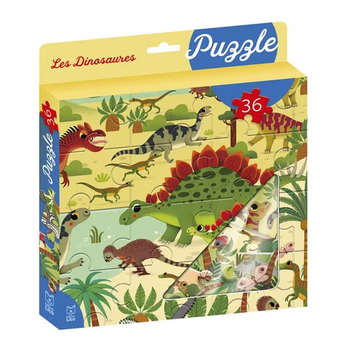 Pour tous vos besoins jardin:Ma boîte à puzzle 36 pièces “Les dinosaures” Editions Lito