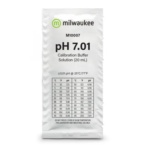 Déco jardin：Solution étalon pH 7.01, 20ml - MILWAUKEE