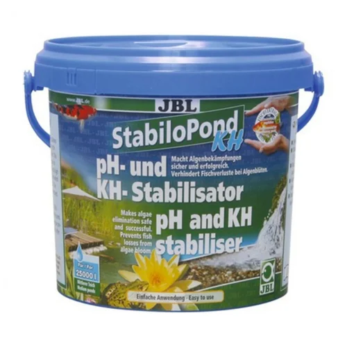Idée nature：Stabilisateur d'eau pour bassin, formule KH, JBL BASSIN StabiloPond - 2,5kg